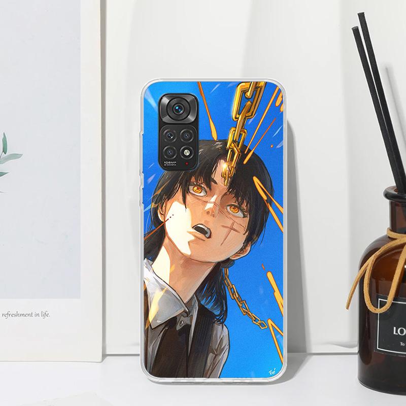 C-Chainsaw Mans Yoru War Devil Phone Case For Xiaomi Redmi Note 15 13 14S 14 Pro Plus 12S 11S 10S 12 11E 10 11T Art Fundas Back