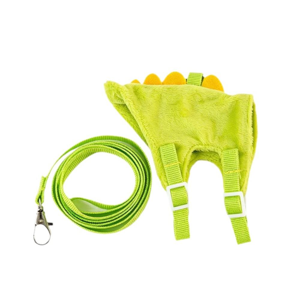 Dinosaur Theme Hamster Chest Strap Cartoon Guinea Pig Traction Vest Small Pet Harness Leash Travel