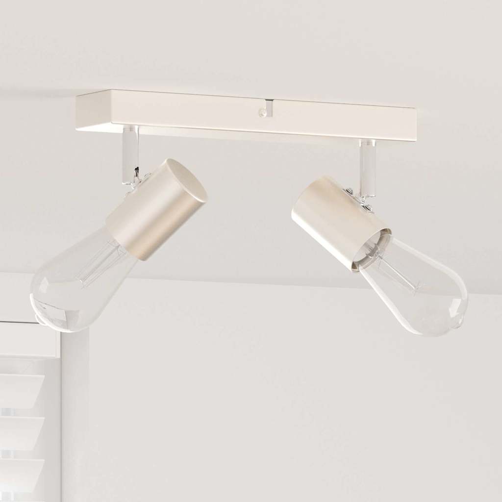 Ceiling Spotlight with Spotlights Nickel 26 x 6.5 x 11.5 cm Metal