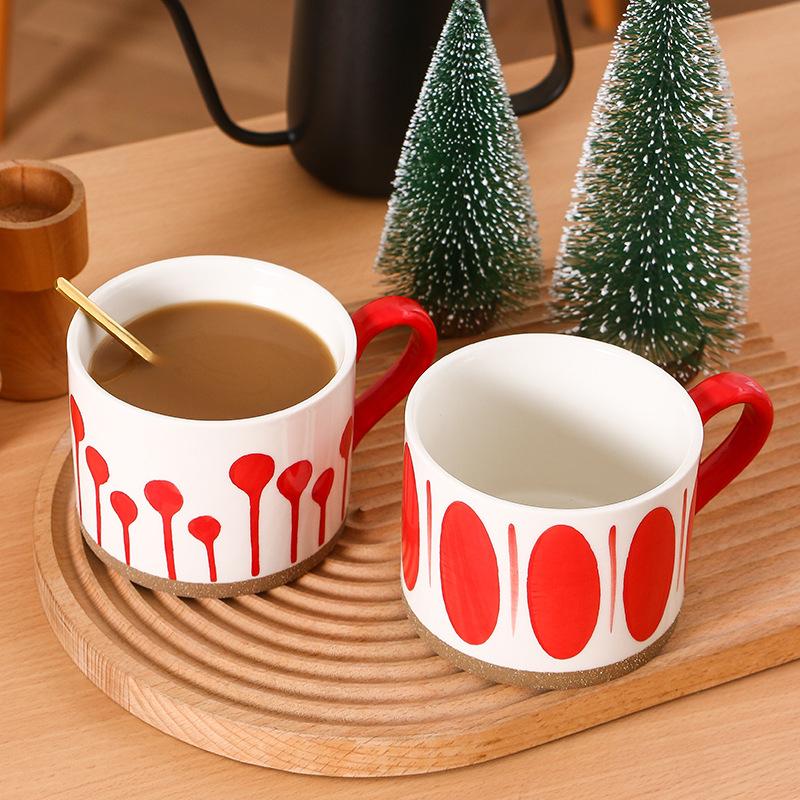 Керамическая кружка для кофе и чая в скандинавском стиле, не допускающая ожогов, чашка для завтрака с молоком, фарфоровые чашки для эспрессо, для офиса и дома, креативный подарок на день рождения