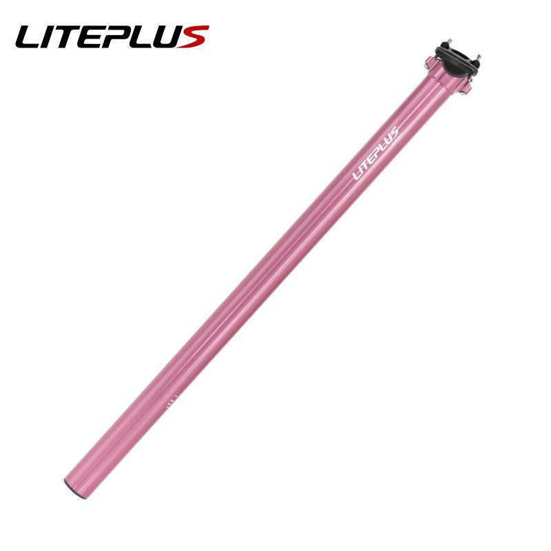 LITEPLUS Aluminum Alloy Dropper Seat Post 33.9mm X 600mm Lightweight Folding Bike Tube Mountain Road Cycling Accessories