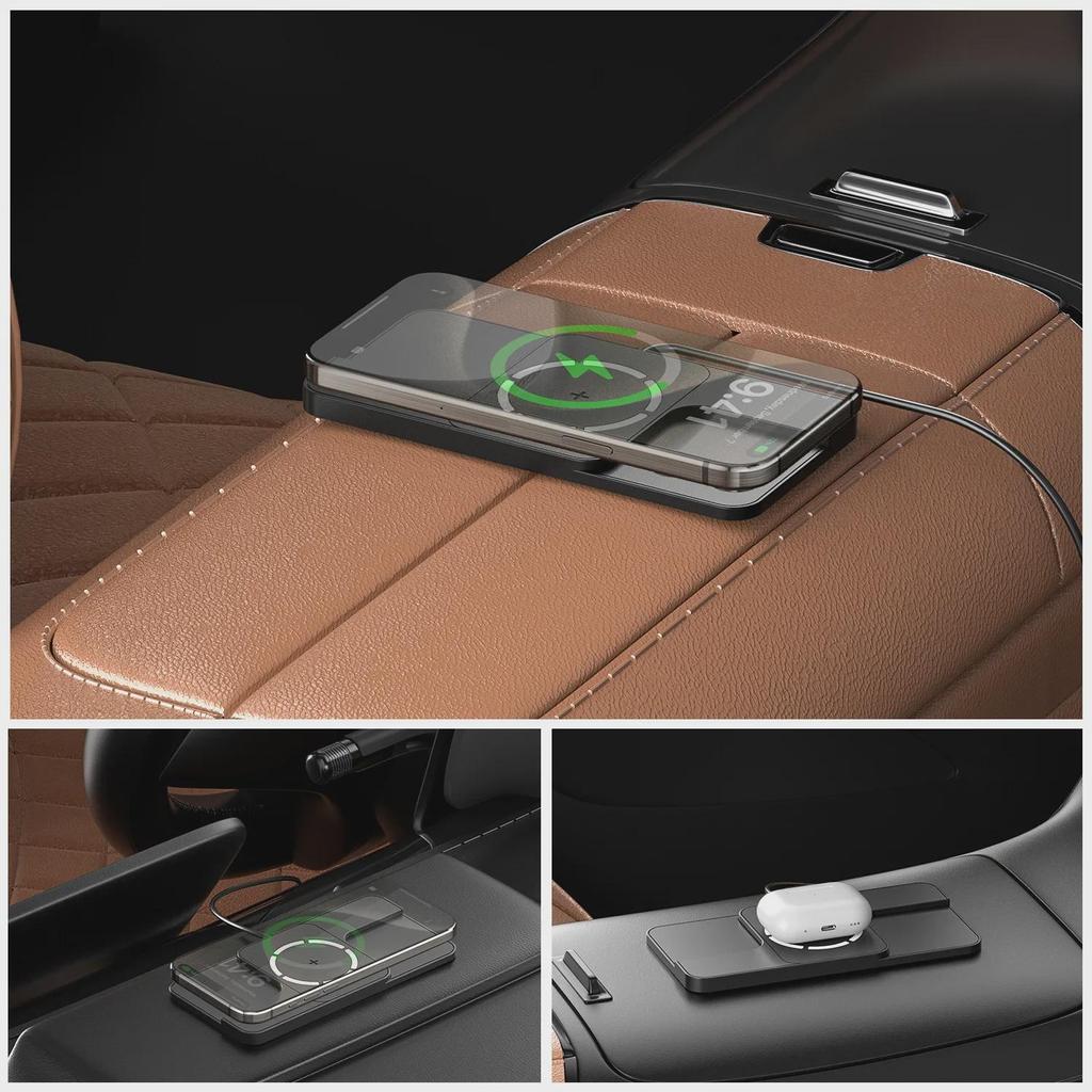 Universal Magnetic Wireless Car Charger Pad for Apple iPhone 12/13/14/15