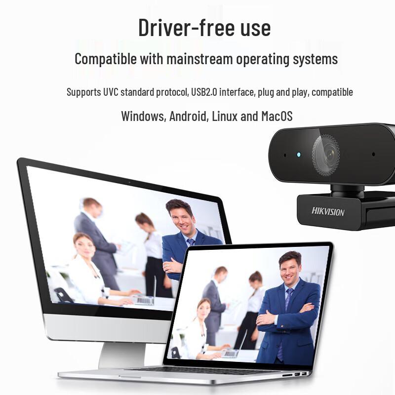Hikvision 2K HD USB Webcam with Microphone