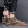 2024 New Men's Winter Warm Cotton Shoes Classic Fashion Retro Plush Comfortable Anti Slip Snow Boots Outdoor Casual Shoes