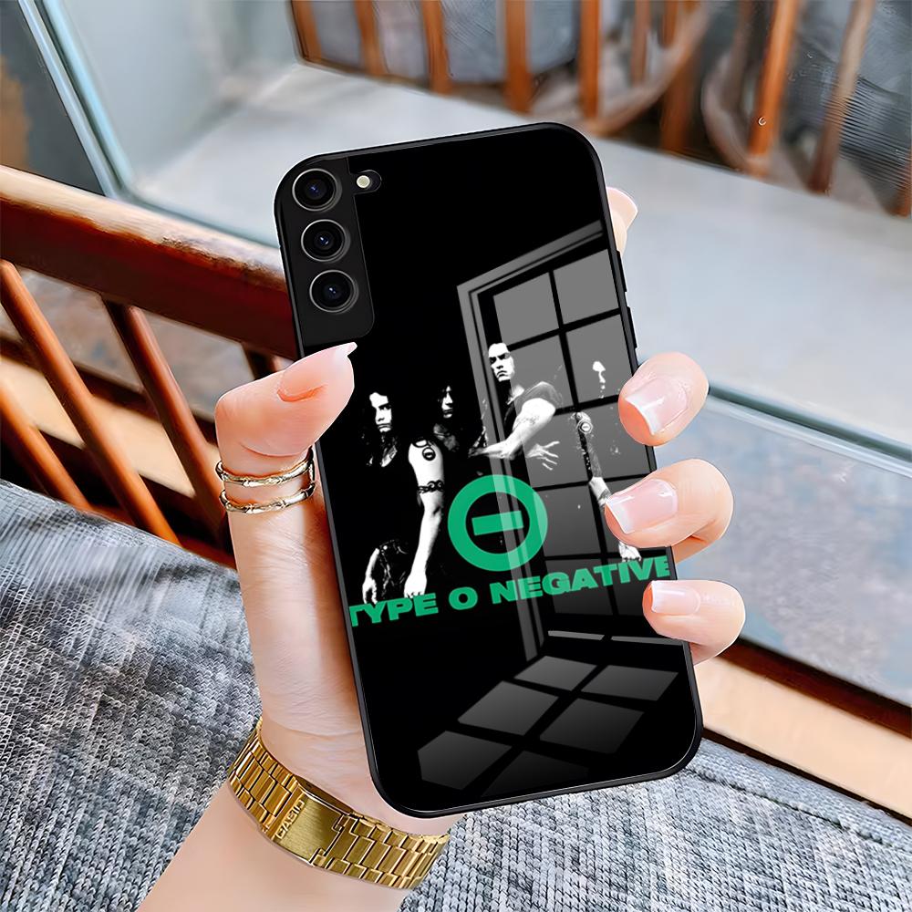Чехол для телефона Type O Negative в стиле Rock Band для Samsung A25 A13 A33 5G A54 A36 A35 A56 A52 A14 Ударопрочная стеклянная крышка