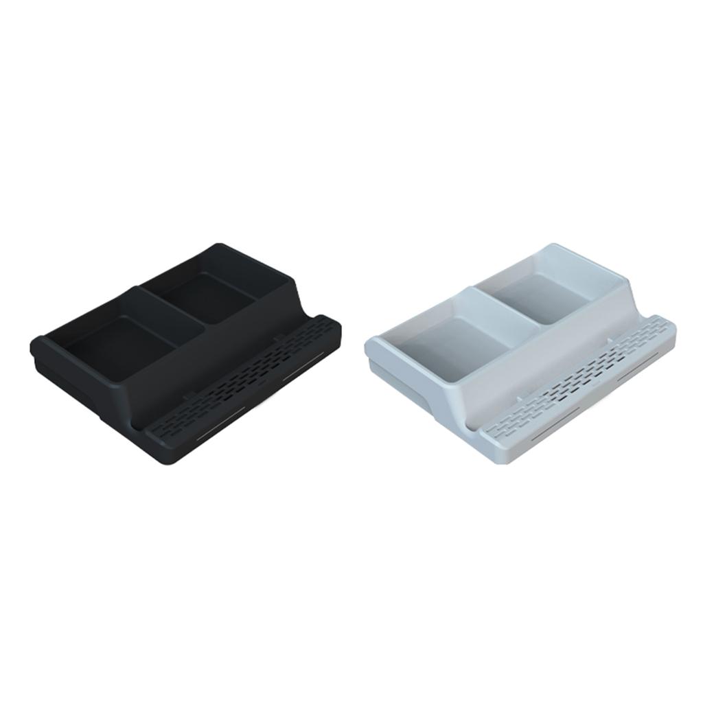 Многофункциональный нескользящий держатель для телефона на приборную панель автомобиля с органайзером для номерного знака, контейнером для хранения