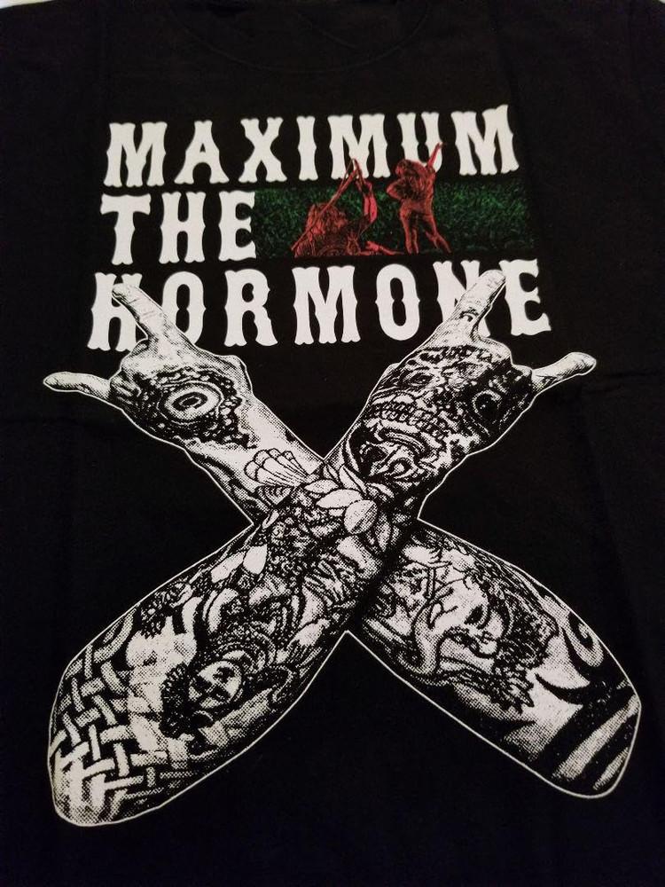 Maximum the Hormone Gift For Fans Black T-Shirt Cotton S-5XL Unisex T-Shirt