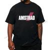 Новая мужская футболка с принтом, хлопковые футболки с круглым вырезом и коротким рукавом, NDVH Amstrad, женская футболка, топы разных цветов, модная унисекс футболка
