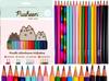 18KOL 18CM Pusheen 2042 pencil crayons
