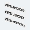 Chrome Black 3D Letters GS200t GS250 GS300 GS400 GS460 GS450h Emblem Car Trunk Logo Sticker Accessories For Lexus GS Series