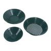 Gold Panning Pan Kit, ABS Plastic Gold Washing Pan Set for Gold Prospectors, 3-Piece Manual Round Gold Dredge Prospecting Tool