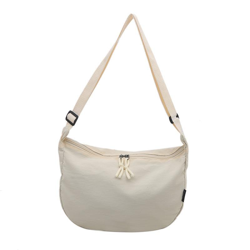 Вместительная однотонная литературная и повседневная модная сумка-мессенджер через плечо в ленивом стиле, трендовая универсальная женская сумка-тоут