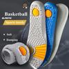 NO.8 Basketball Sports Insoles Shock Absorption Sweat-absorbing Breathable Air Cushion PU Soft Shoe Pads for Women Men Insole