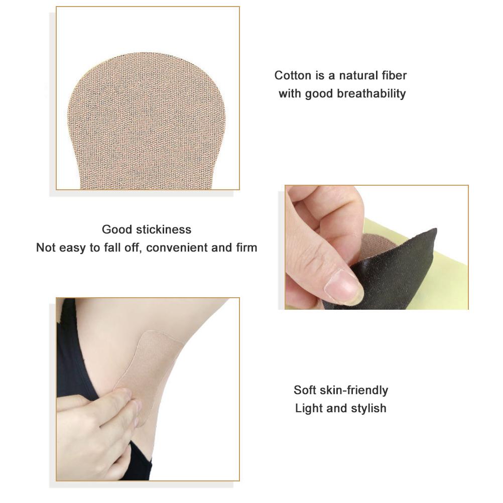 10Pcs Sweat Pad Underarm Adhesive Sweat Pad Armpit Antiperspirant Deodorant Sweat Absorbent Stickers