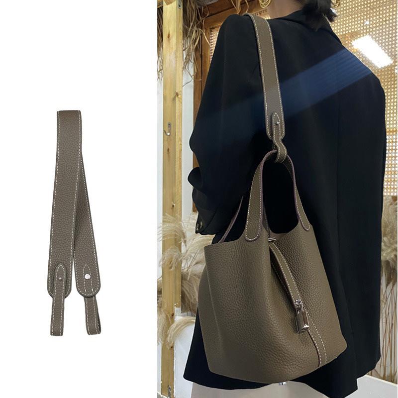 Genuine Leather Cowhide Adjustable Shoulder Strap for Handbags and Belt Bags