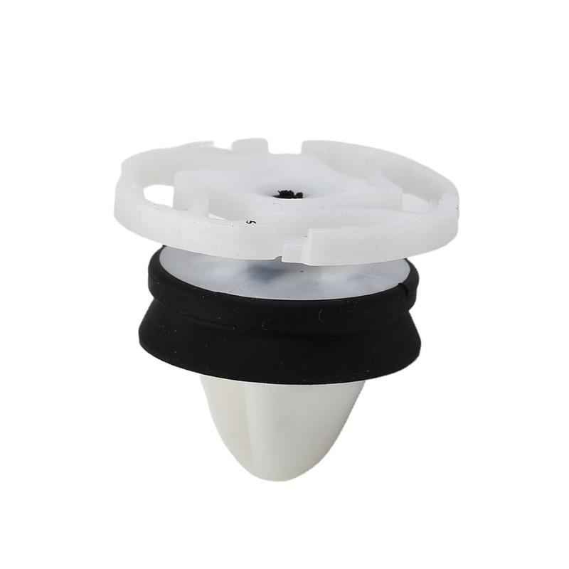 10pcs Door Trim Panel Mounting Clips 7703077476 For Renault White Nylon Car Interior Door Panel Card Trim Fastener Clips