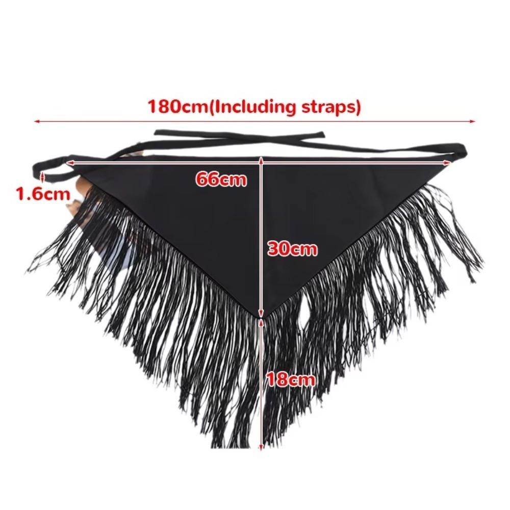 Tassel Women Waistband Triangle Corset Belt Fashion Wide Waist Belt