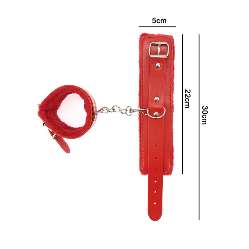 2pcs PU Leather Sex Handcuffs with Eye Mask Sex Toys for Couples Adult Games Bondage Restraints Erotic Accessories