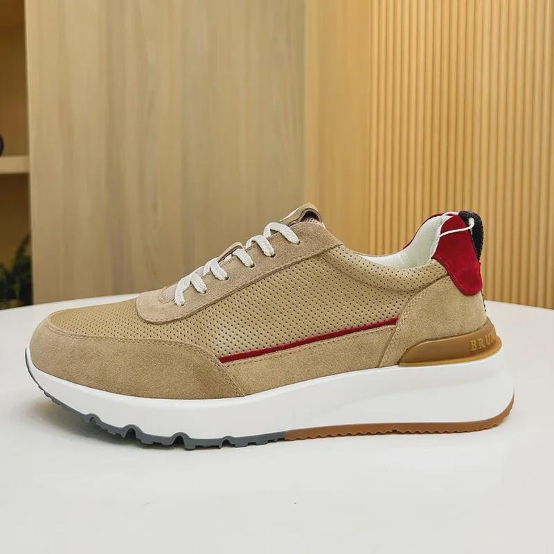 BC Summer Sports Мужские сетчатые кроссовки с толстой подошвой в цветных блоках