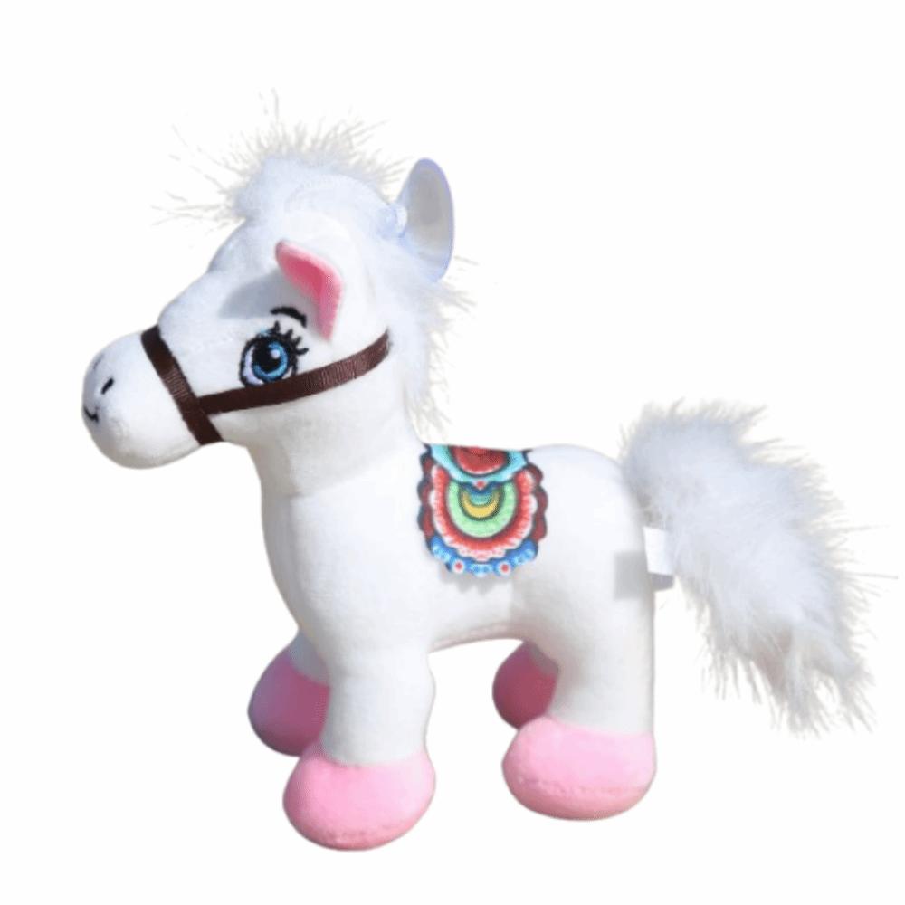 Cute Horse Plush Doll Toys Soft Mini Horse Keychain Backpack Pendant