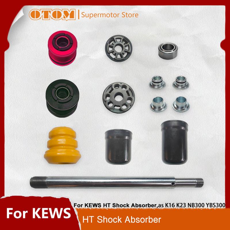 OTOM Motorcycle Suspension Shock Absorber Piston Rod Seal Lower Bearing Bushing Air Bag For KEWS HT HTW K16 K23 NB300 YBS300