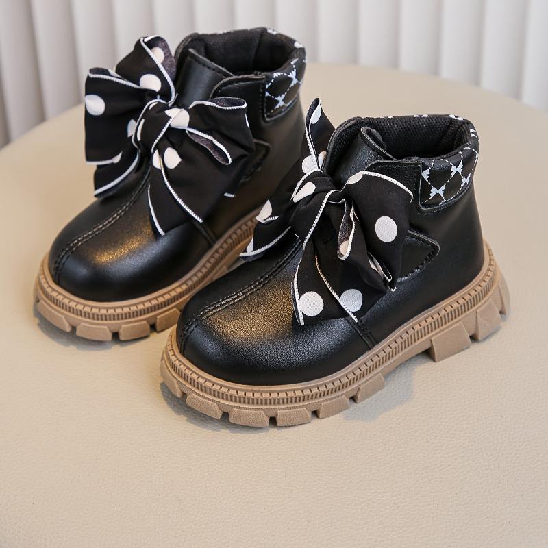 Девочки Ботинки Осень Зима Мода Мягкая Подошва Противоскользящие Принцесса Короткие Ботинки