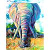 5D Алмазная картина Вышивка крестиком Ручная Алмазная вышивка Африканский слон Стразы