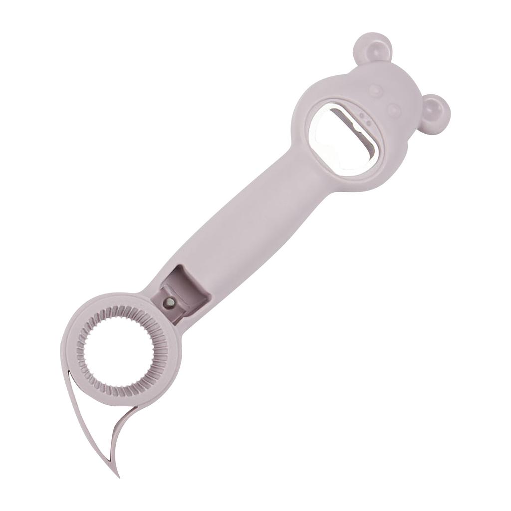 Cute Bear Can Opener Kitchen Tools 4 In 1 Manual 4 In 1 Beer Bottle Opener Handheld Can Beer Opener