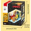 Garfield Car Building Blocks City Magic Cartoon Cat Anime Figures Collection Dispaly Model DIY Bricks Toys For Kid Birthday Gift