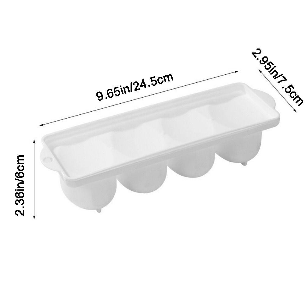 4 Grids Boiled Egg Making Box Sealed Braised Egg Box Creative Pickling Egg Box Halogen Eggs