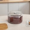 Ведро для риса Прозрачная визуальная панель Большая вместимость Герметичный Защищенный от влаги Пластиковый контейнер для хранения пищевых продуктов