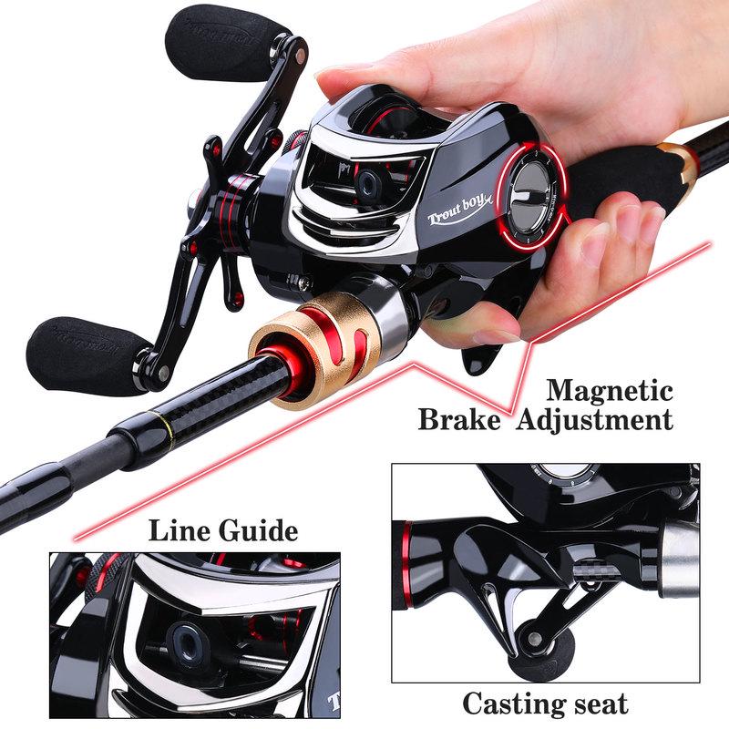 Набор удочек и катушек 11 + 1BB, катушка для приманки, окунь, пресноводная соленая вода, рыболовные снасти для путешествий на открытом воздухе