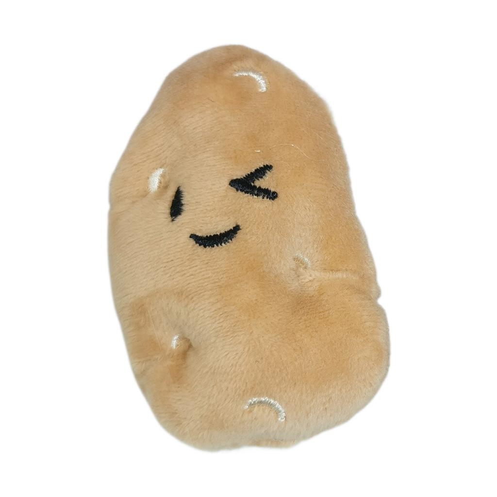 Soft Fabric Potato Doll Key Chain Brooch Pendant Plush Keychain Creative Bag Charm Decorations for Women and Girls
