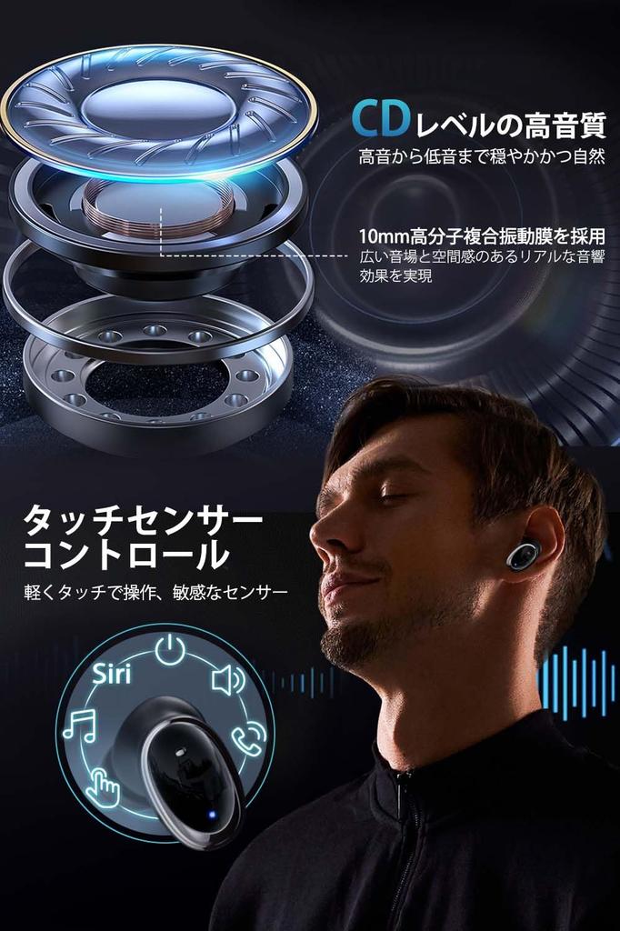 Новый Дизайн Популярный Беспроводной Bluetooth Bluetooth Bluetooth Японский Голос Шум Быстрый Звук Касание Раздельный Левый и Светодиодный Низкий Заряд Батареи Низкая Задержка [2025]