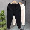 Мужские однотонные повседневные брюки осенние спортивные штаны простые укороченные брюки