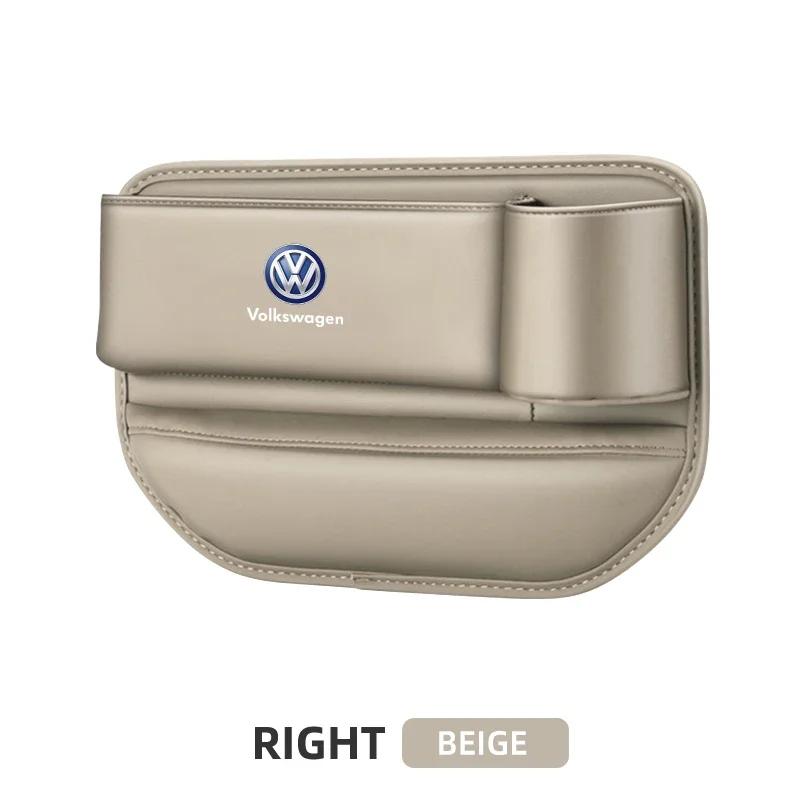 qwe3Car Sticker For VW Volkswagen Jetta MK5 Golf Car Seat Gap Organizer Storage Box Pocket For Volkswagen Tiguan Bora POLO PASSAT C