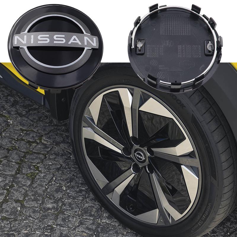 4pcs 3D 54mm 60mm 63mm Nissan car emblem Wheel Center Hub Cap auto Rim refit dust-proof badge covers sticker styling