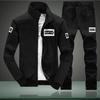 Stand Collar Men Stamp Jacket Youth Leisure Sport Suit
