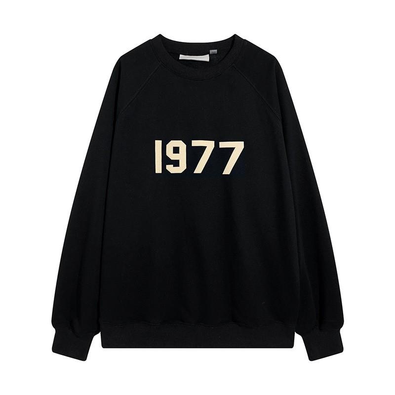 Mens Oversized Hoodie With Front Letter Print Cotton Blend Fall Streetwear Sweatshirt
