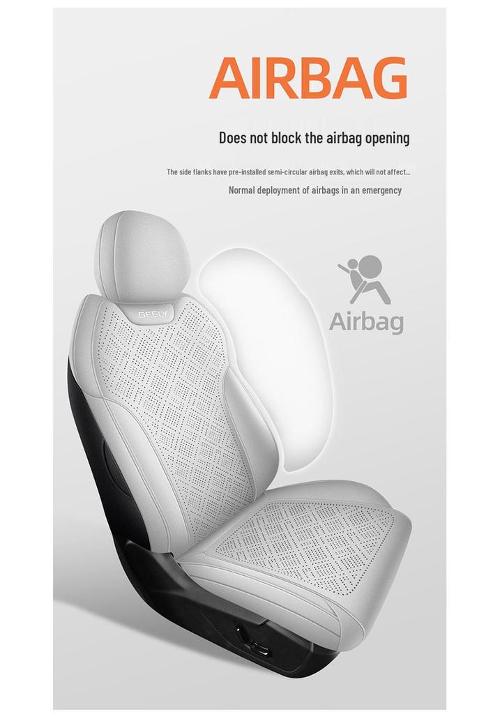 Geely Boyue 2026 Full Coverage Breathable Suede Seat Cover and Cushion