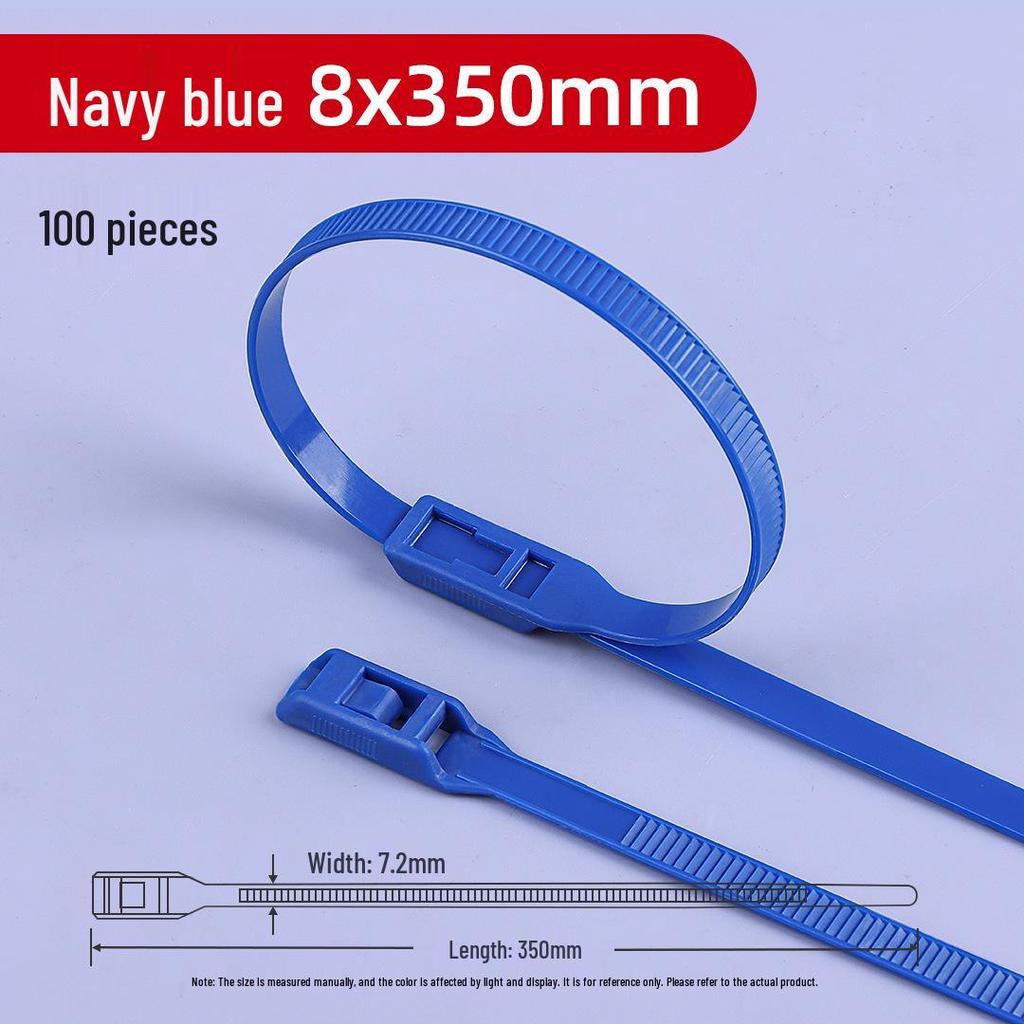 Нейлоновая самозатягивающаяся кабельная стяжка Naughty Castle для детского парка (8x350x400) - Особый цвет