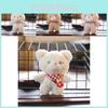 Adorable Plush Bear Keychain Soft Toy Cute Rabbit Backpack Pendant Wholesale