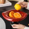 Lotus leaf-shaped fruit tray, high-value fruit basket, household candy display tray tray