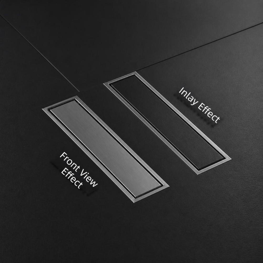 Hidden Linear Floor Drain SUS304 Stainless Steel Shower Drain High Flow Floor Drain Shower Room