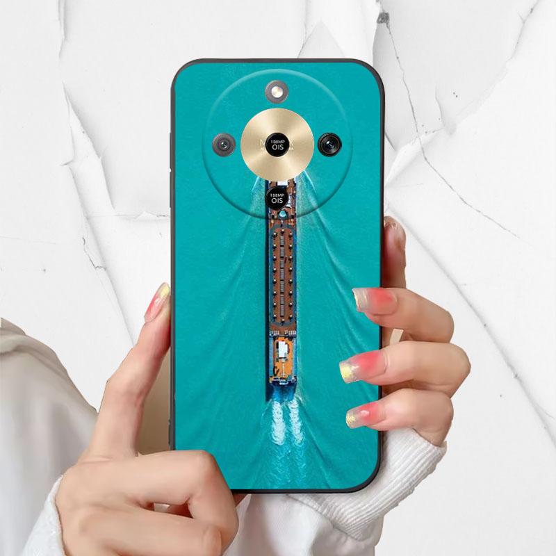 For Honor X9d Case Soft TPU Phone Case For Honor Magic8 Lite Matte Back Cover For Honor X70 Shockproof Silicone Bumper Funda