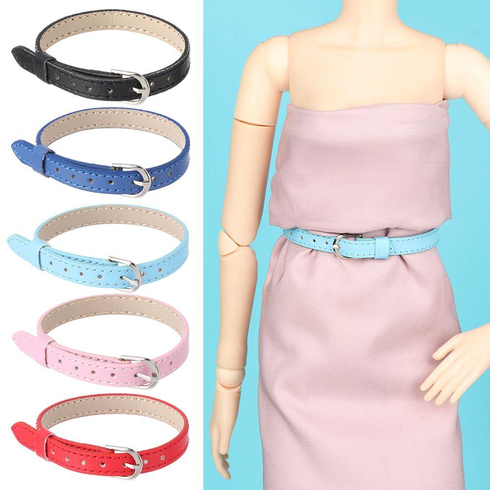 Long 22cm Width 8mm Super Mini Doll Belt Artificial leather Bjd Doll Clothes DIY Doll Accessories