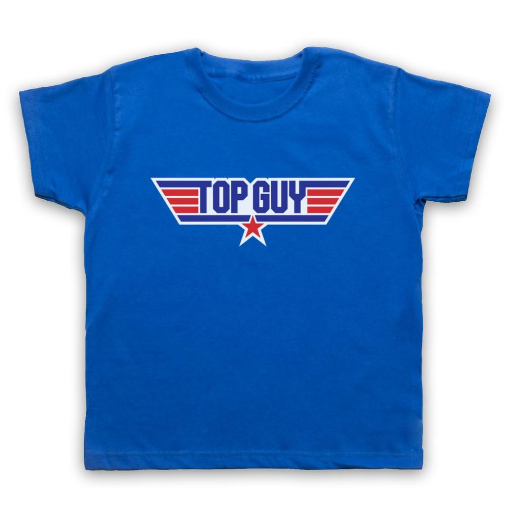 Top Guy Parody Logo Funny Comedy Joke Slogan Cool Kids Childs T-Shirt