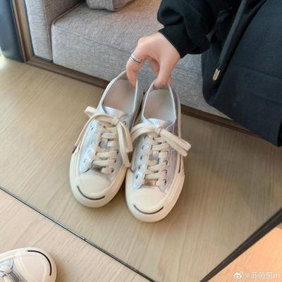 Высокий замок с круглой головкой и толстой подошвой Jack Purcell Повседневная спортивная обувь для скейтбординга Женская парусиновая обувь