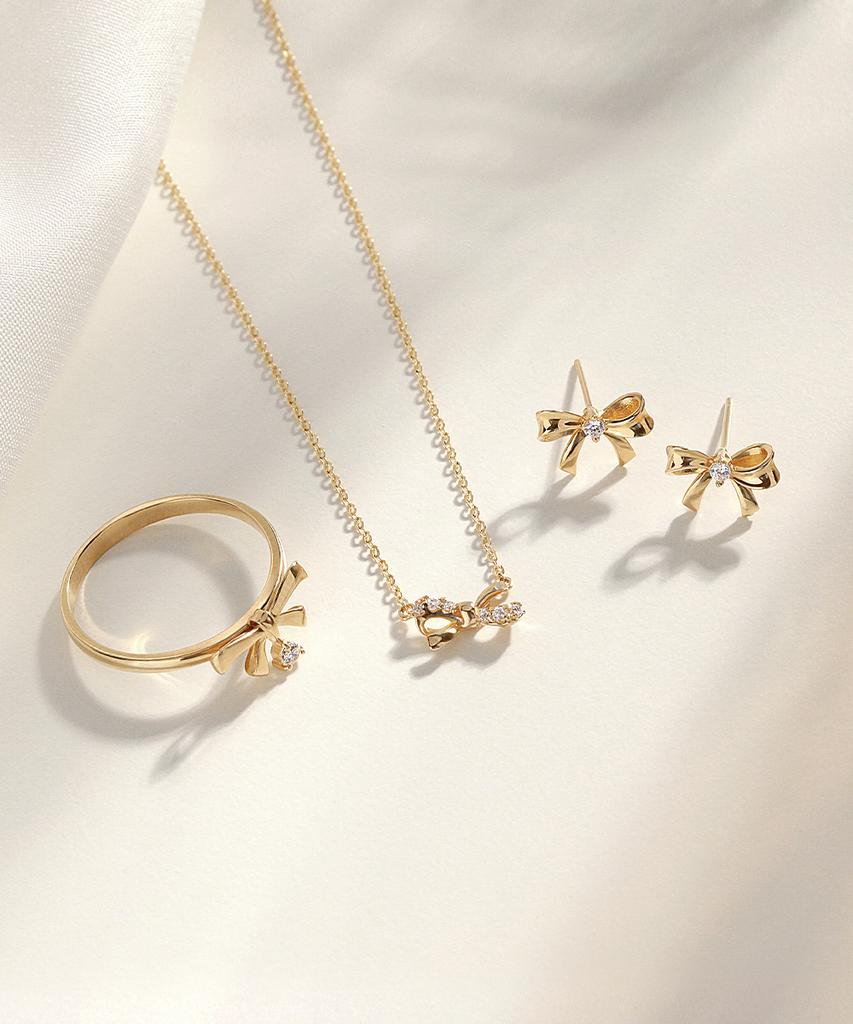 Mcel 14K Seraph'S Ribbon Earrings