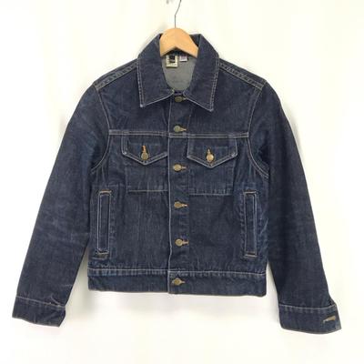 США American Apparel Джинсовая куртка [Мужская XXS/Синяя] Верхняя одежда Куртка Джемпер(ИСПОЛЬЗОВАЛ)